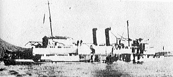 米砲艦パネー号が撃沈された際の写真